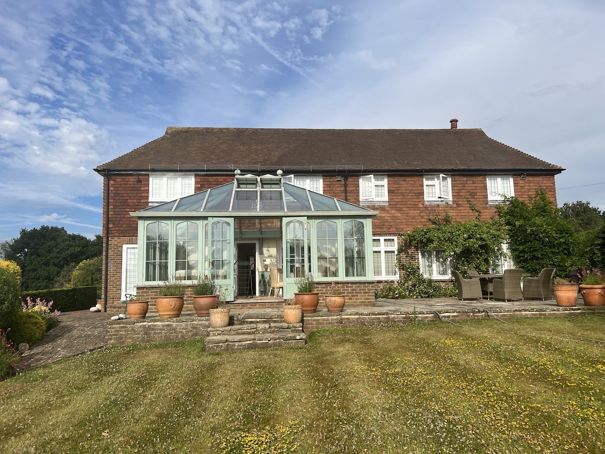 Before — conservatory