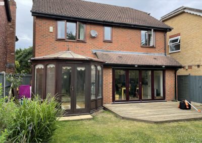 Contemporary Orangery in Weybridge existing