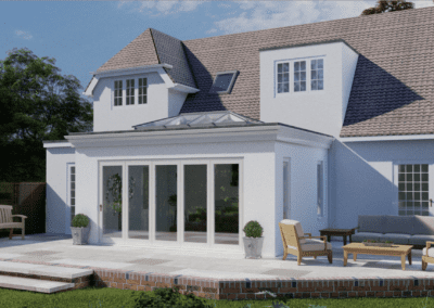 Surrey Orangery Modern Orangery East Horsley Render