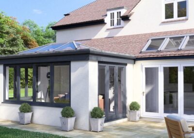 Fascia Orangery in Peaslake Anthracite Grey