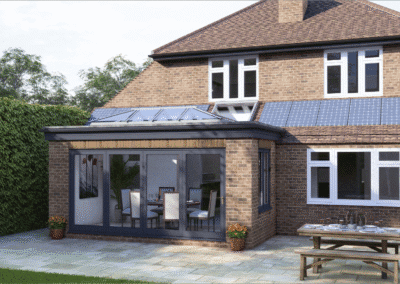 Fascia Style Orangery in Send